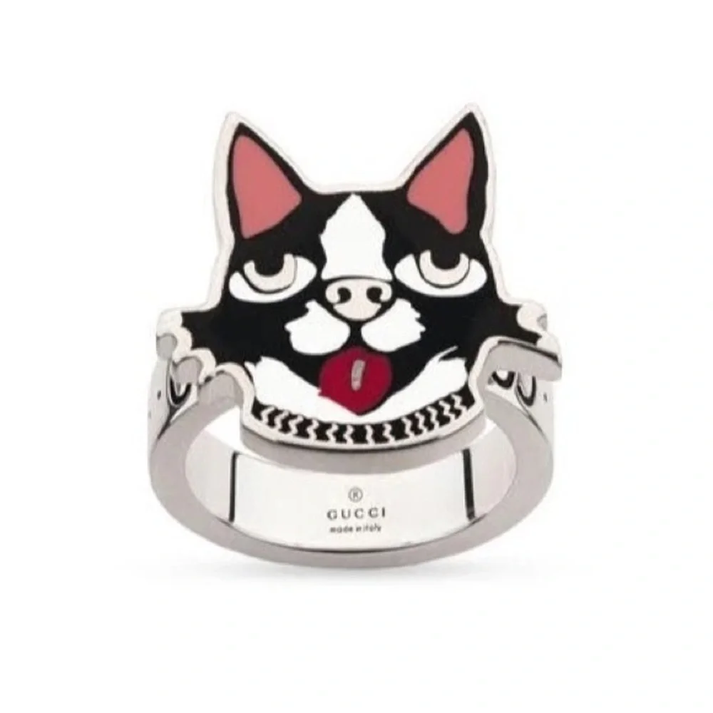 GUCCI 925 Silver ring authentic 100%‎